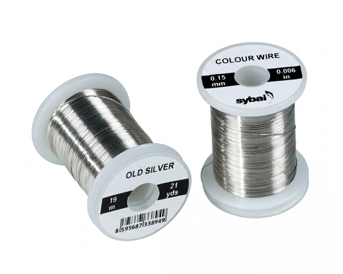 Colour Wire, 0.15 mm, Old Silver Colour Wire, 0.15 mm, Old Silver
